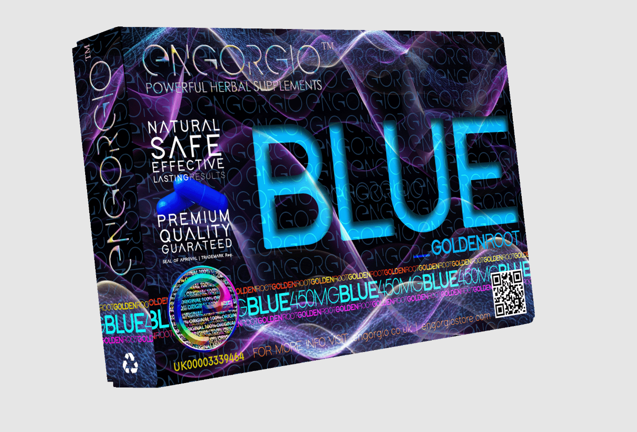 ENGORGIO™ BLUE 450mg – Caja de 10 Cápsulas de Suplemento Natural engorgio