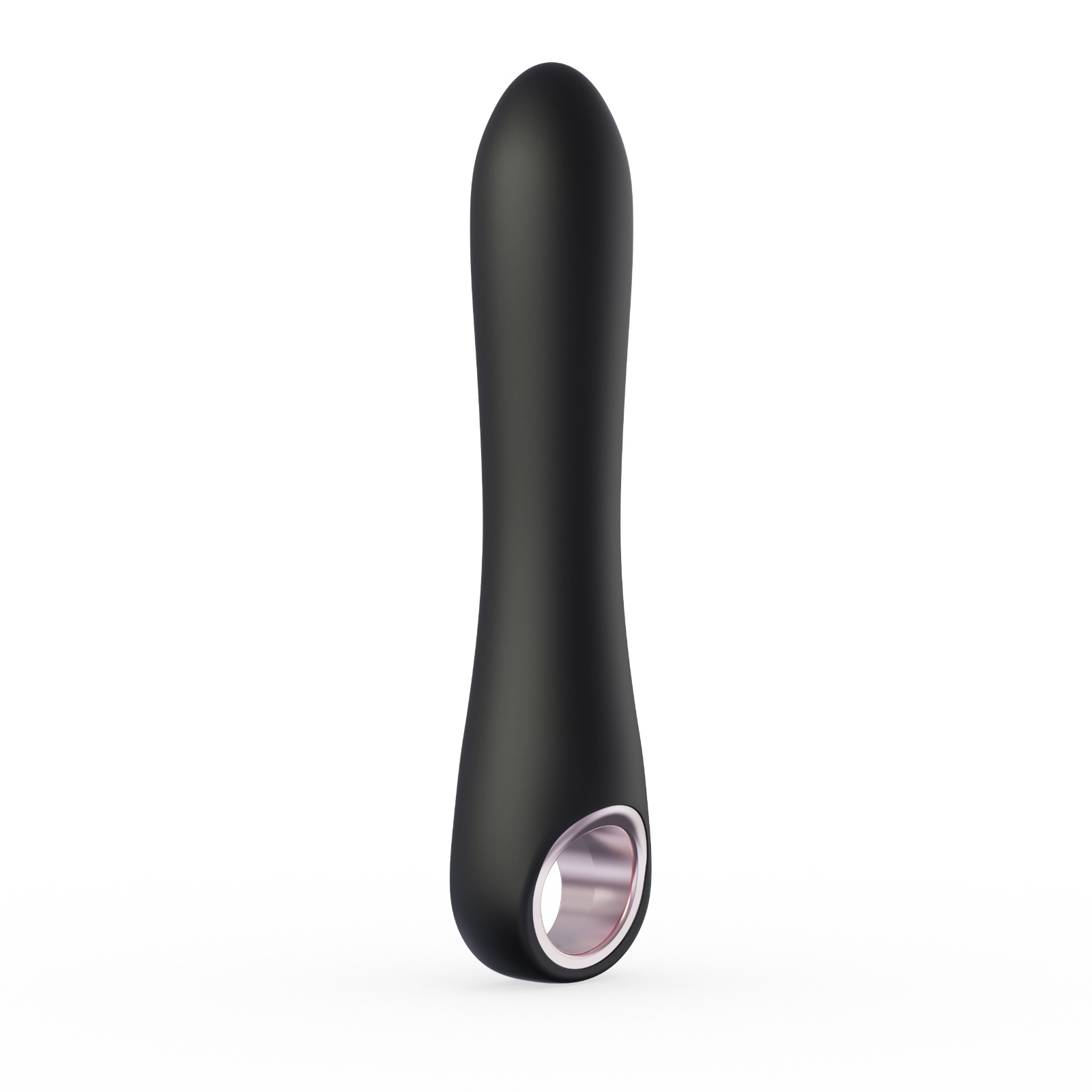 Vibrador Recto Liso Recargable – Negro Vibrador Recto Liso Recargable – Negro